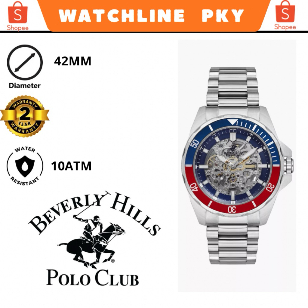 JAM TANGAN PRIA BEVERLY HILLS POLO CLUB