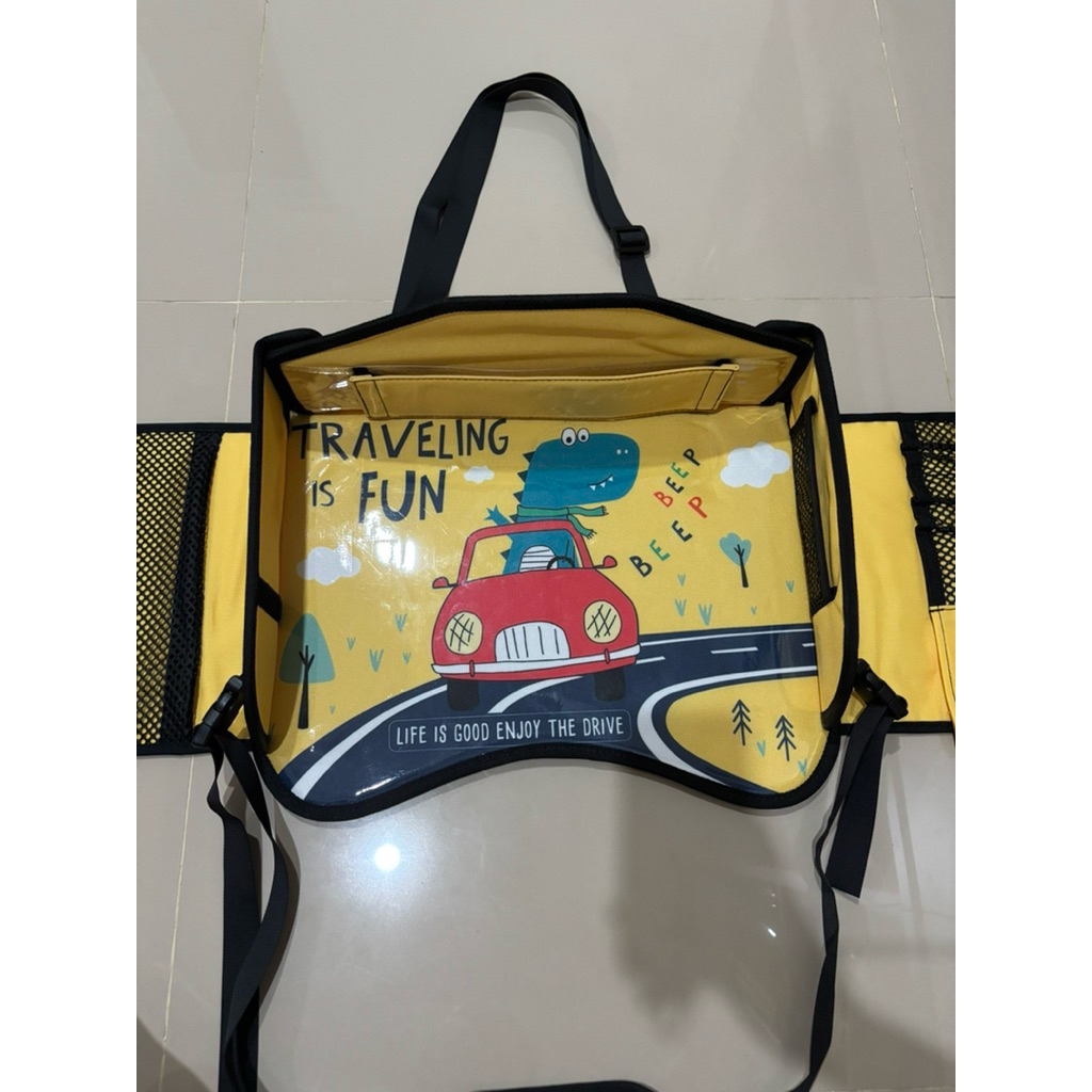 PRELOVED LIKE NEW - CAR KIDS TABLE TRAY MEJA JOK KURSI MOBIL ALAS MAKAN BERMAIN CAR SEAT JUAL SECOND