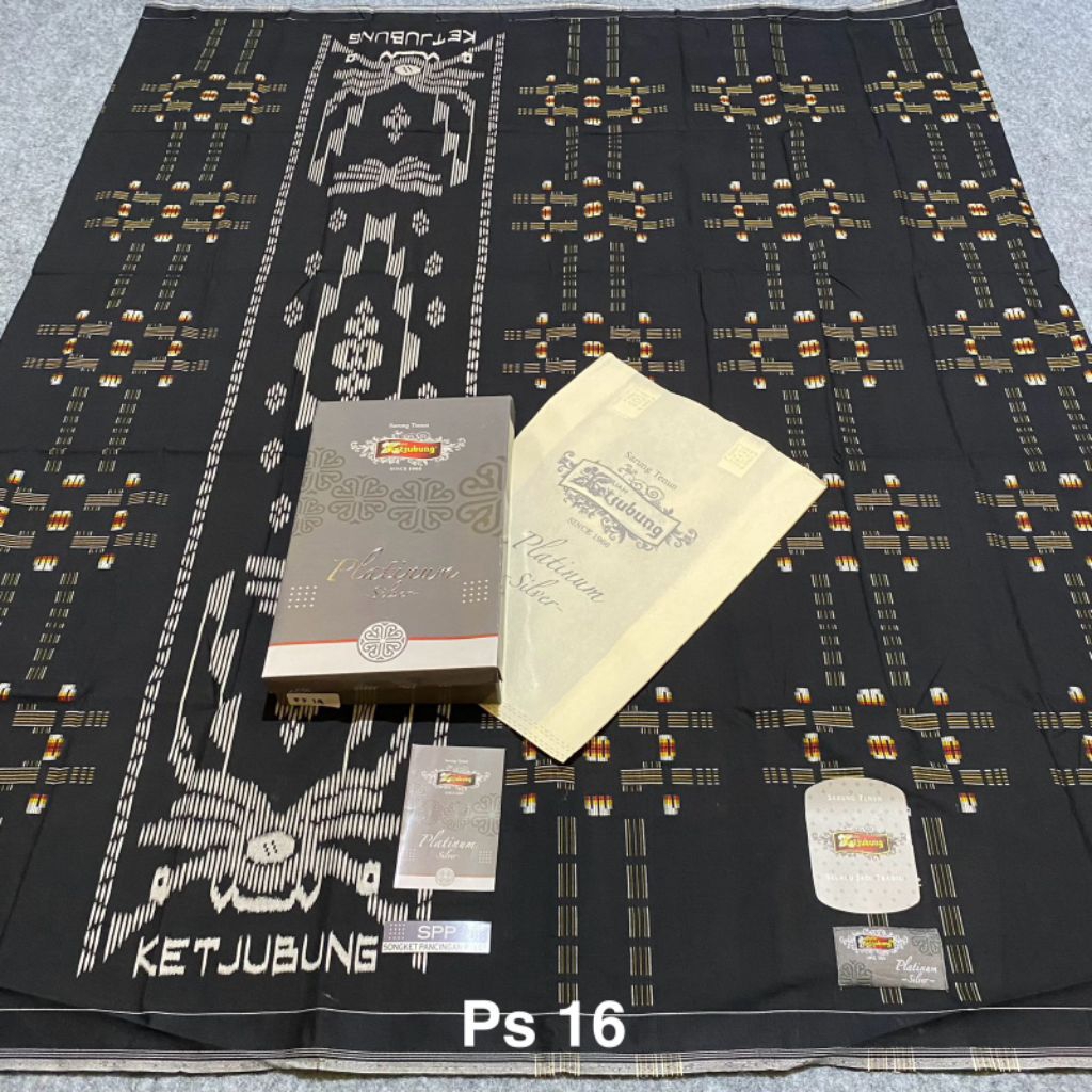 sarung ketjubung platinum silver