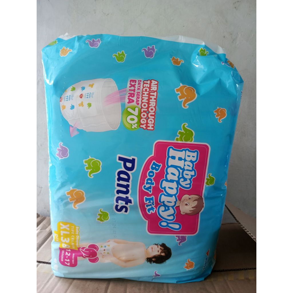 baby happy pants xl38 tipe celana