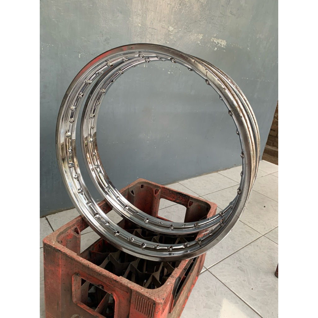 Velg Pelek Did Ring 17 Uk 140 & 160 Depan Belakang Velg Velk Pelek Besi Did D.I.D Ring 17  1 Set Dep