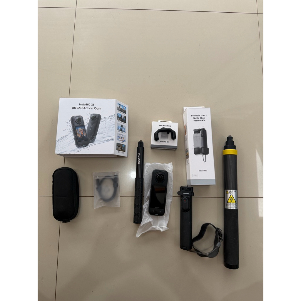 insta360 x5 second original mulus like new