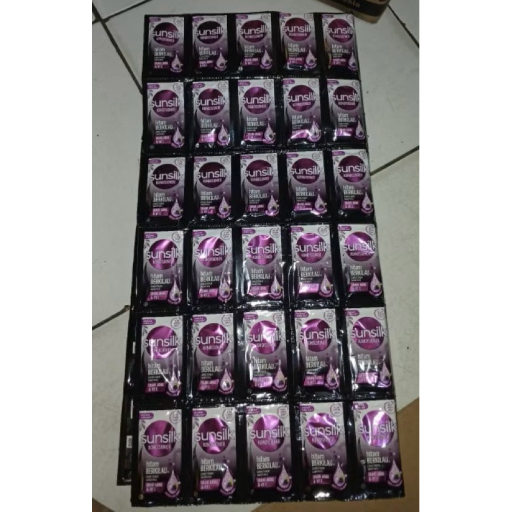 Sunsilk Conditioner Sachet 12 Sachet 5ml - Hitam