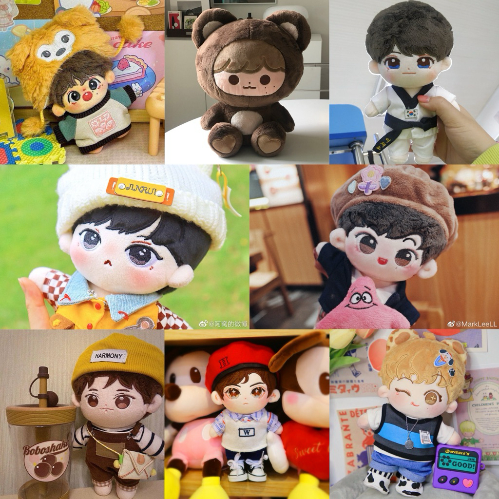 [READY/BACA DESKRIPSI] doll boneka nct with clothes 20cm 30cm 40cm nct dream 127 wayv lucas haechan 