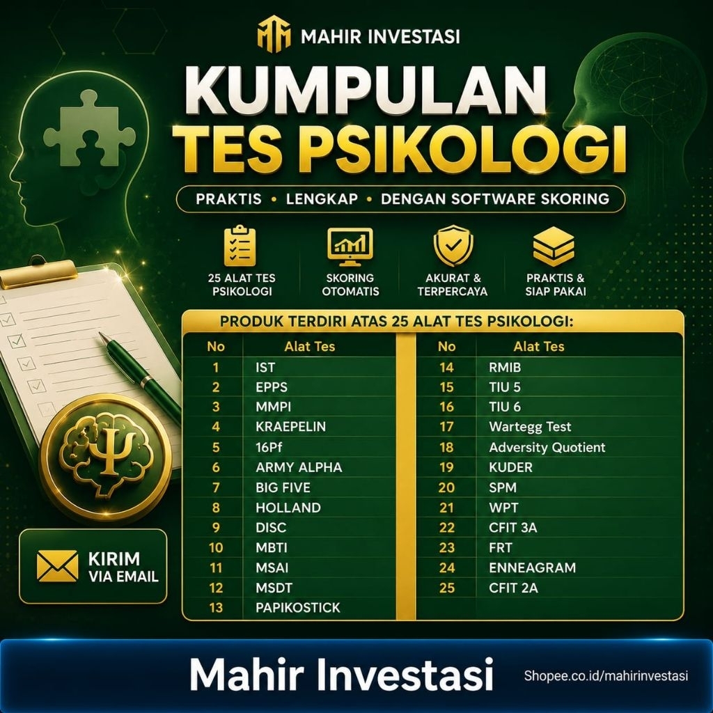 Software Alat Tes Psikologi / Aplikasi Skoring Psikotes