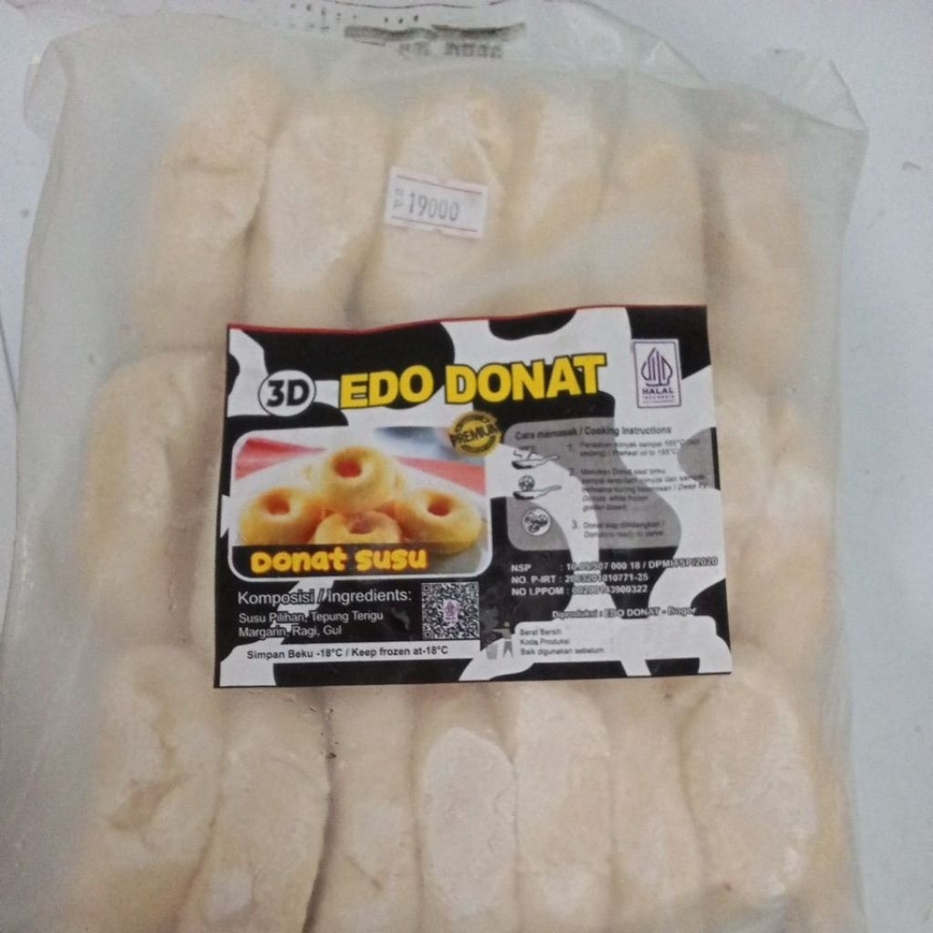 Donat susu Edo 20 Pcs - Empuk, Halal, Bergizi