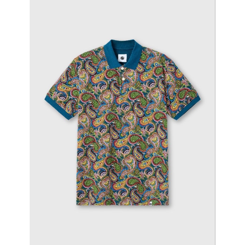 Pretty Green House Paisley Polo Shirt Multi Original