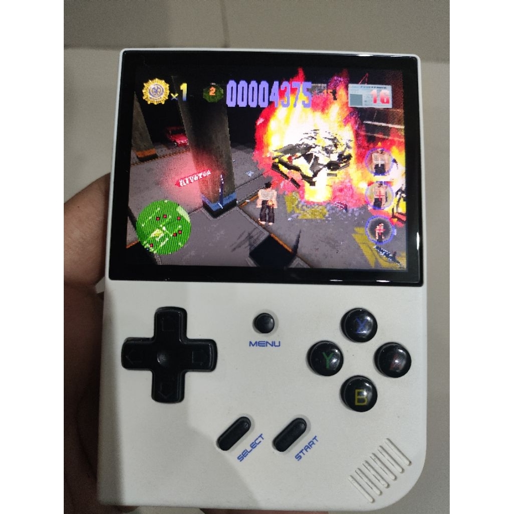 Anbernic RG35XX Plus White Fullset (Tanpa Memory)
