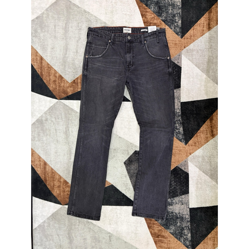 Wrangler Jeans Denim Slim Spencer Black Sz 34 (Preloved)