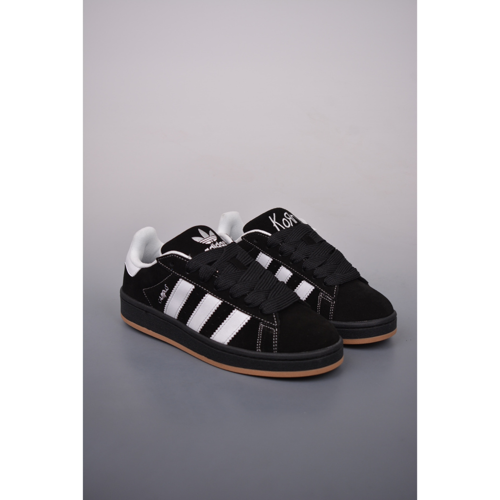SIZE 42 READY STOCK - KoRn x Adidas Campus 00s Black White Gum BNIB ORIGINAL MATERIAL