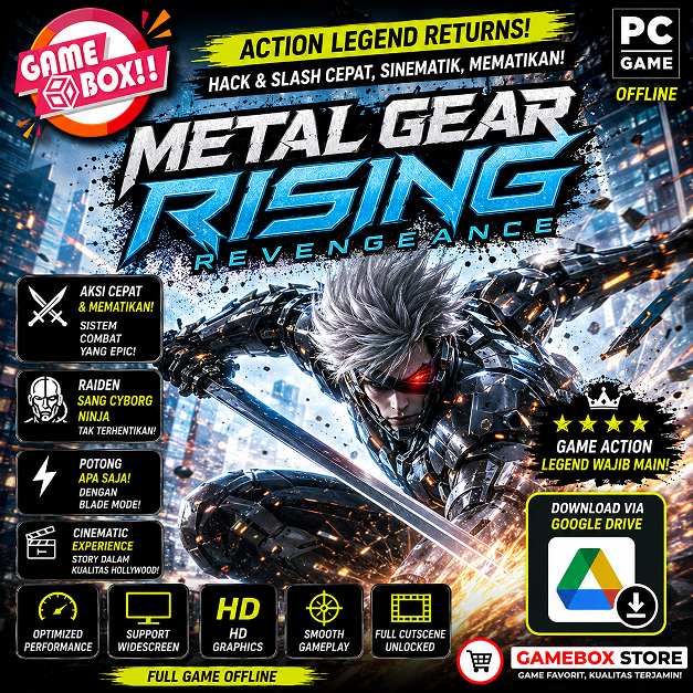 METAL GEAR RISING REVENGEANCE - PC LAPTOP GAMES