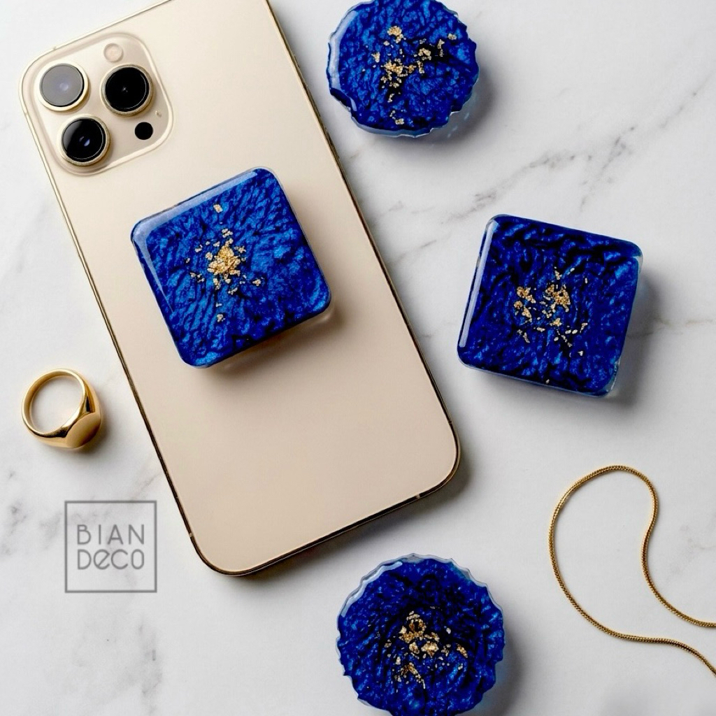 popsocket resin phone grip popsocket transparan Round Square collection