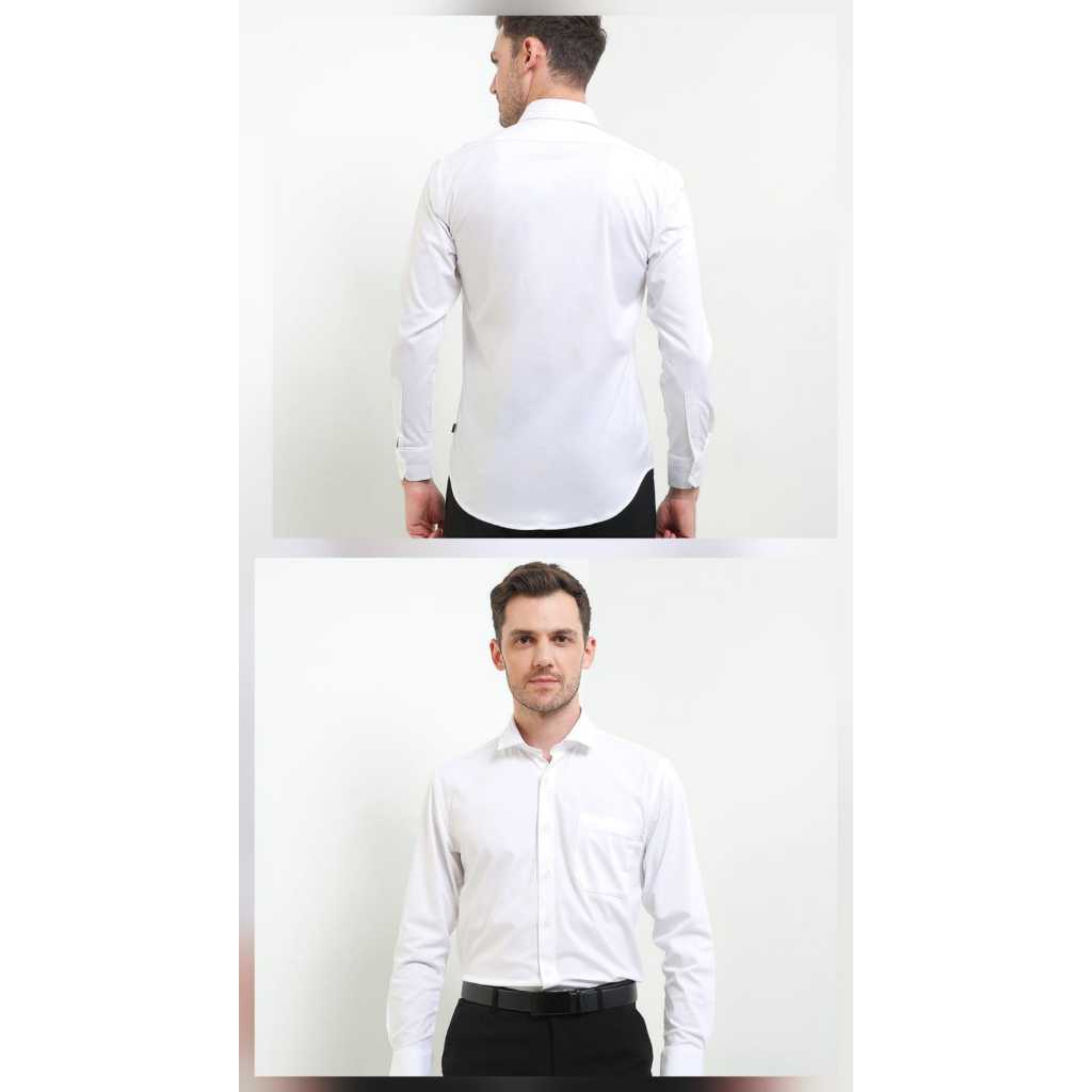 Cardinal Formal |iakai00068j 08a|Kemeja Putih Slim Fit