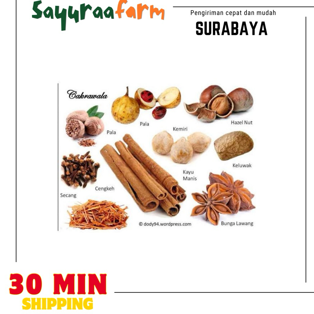 Bunga lawang - bunga lawang pack 2 plastik