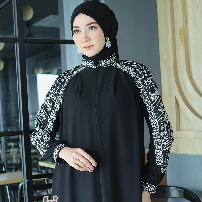 Nafida Set Gamis Hijab By Khadijah Mode