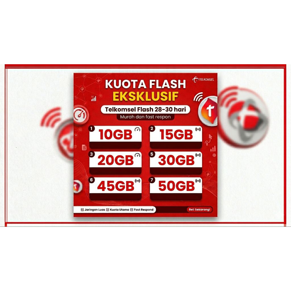Paket Data Telkomsel Flash Eksklusif murah