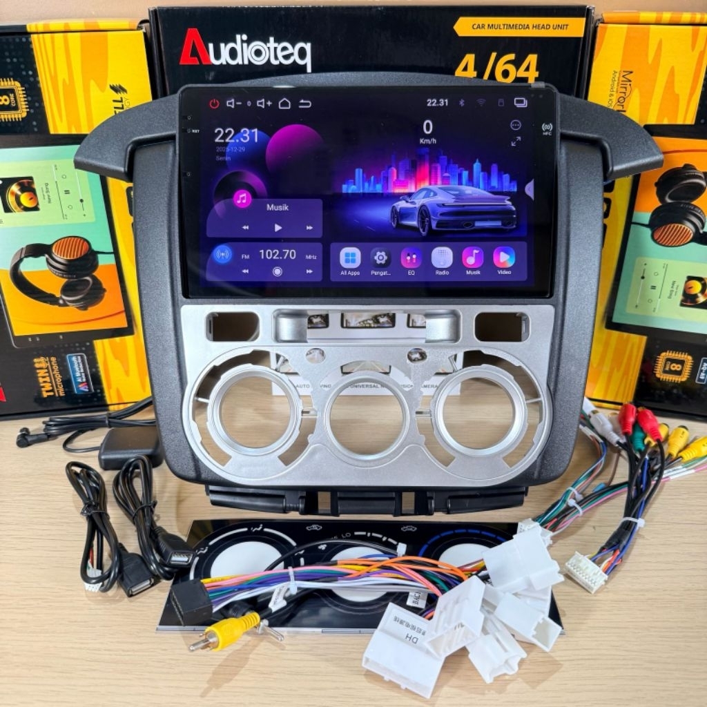 Head Unit Android Innova G 2011 - 2015 Audioteq Ram 4/64 Gb NFC