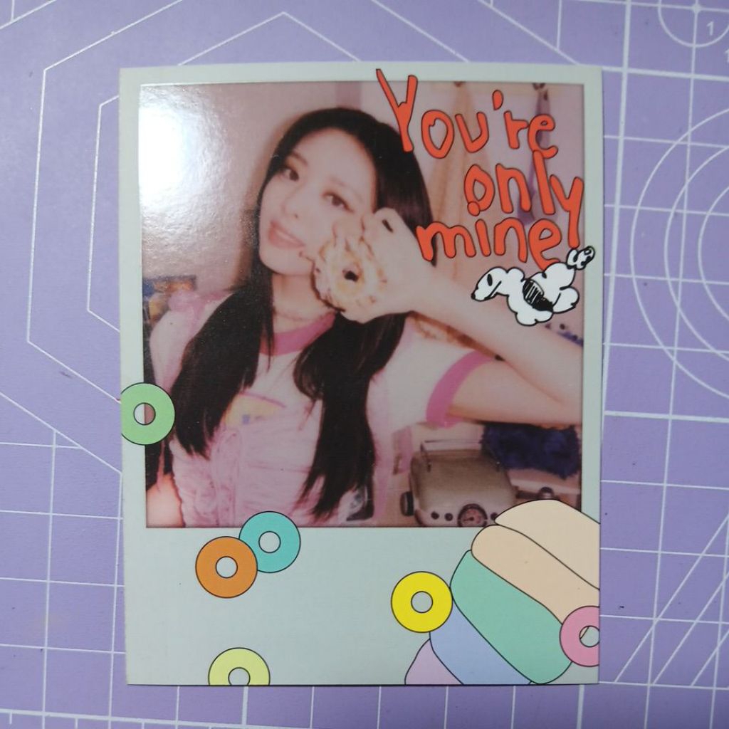 Official Photocard YUNA ITZY - Crazy in Love
