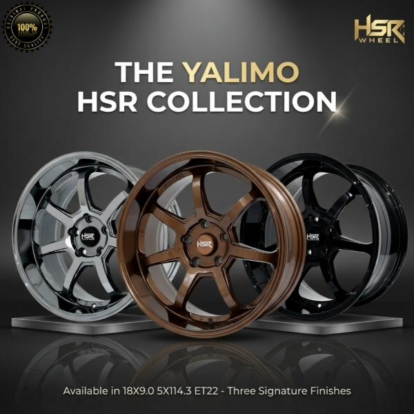 HSR Yalimo Ring 18 Hole 5X114 - Velg HSR Ring 18 Cocok Buat CRV Zenix Xtrail