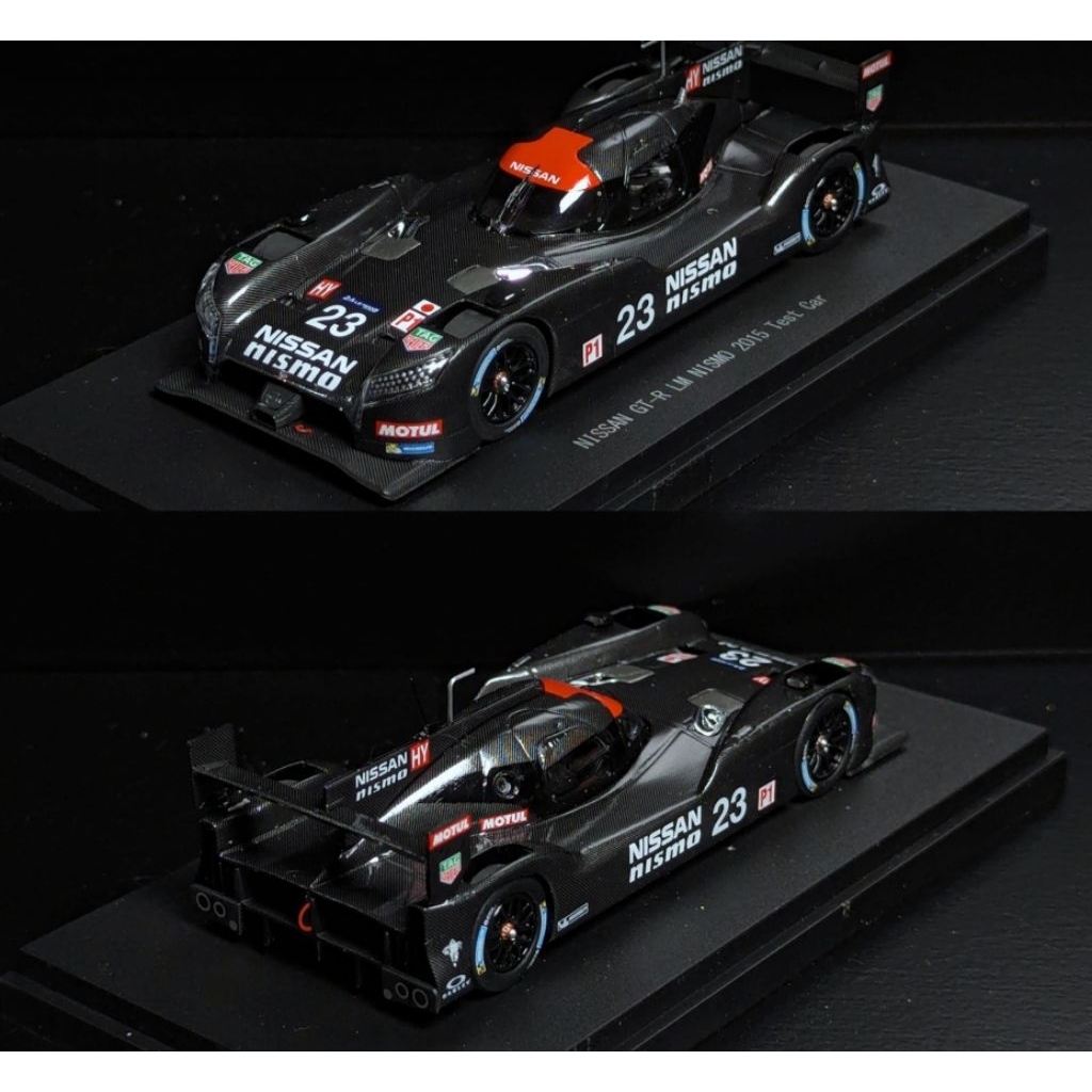 EBBRO NISSAN GT-R LM NISMO 2015 TEST CAR SKALA 1:43