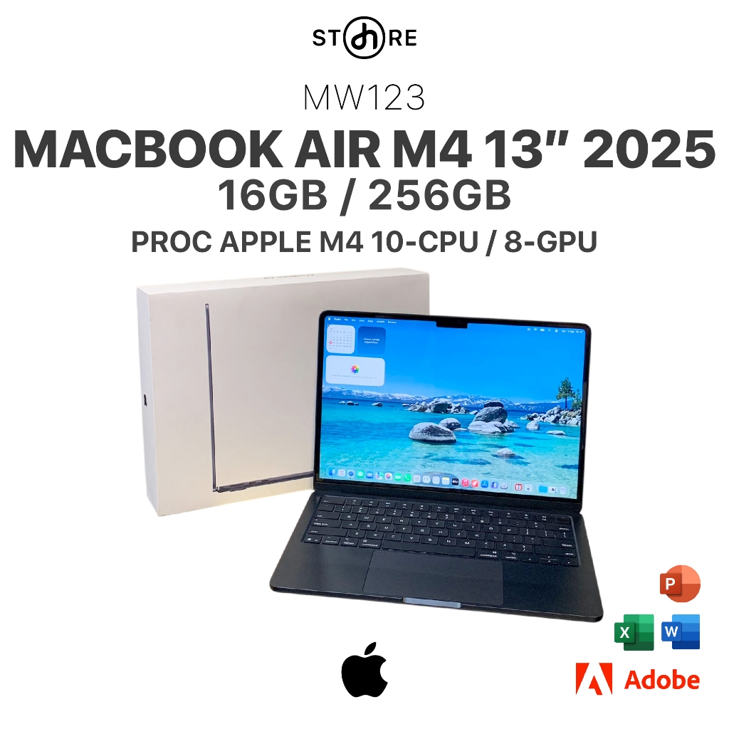 Second , Macbook Air M4 2025 13" , 16/256 , Midnight , MW123
