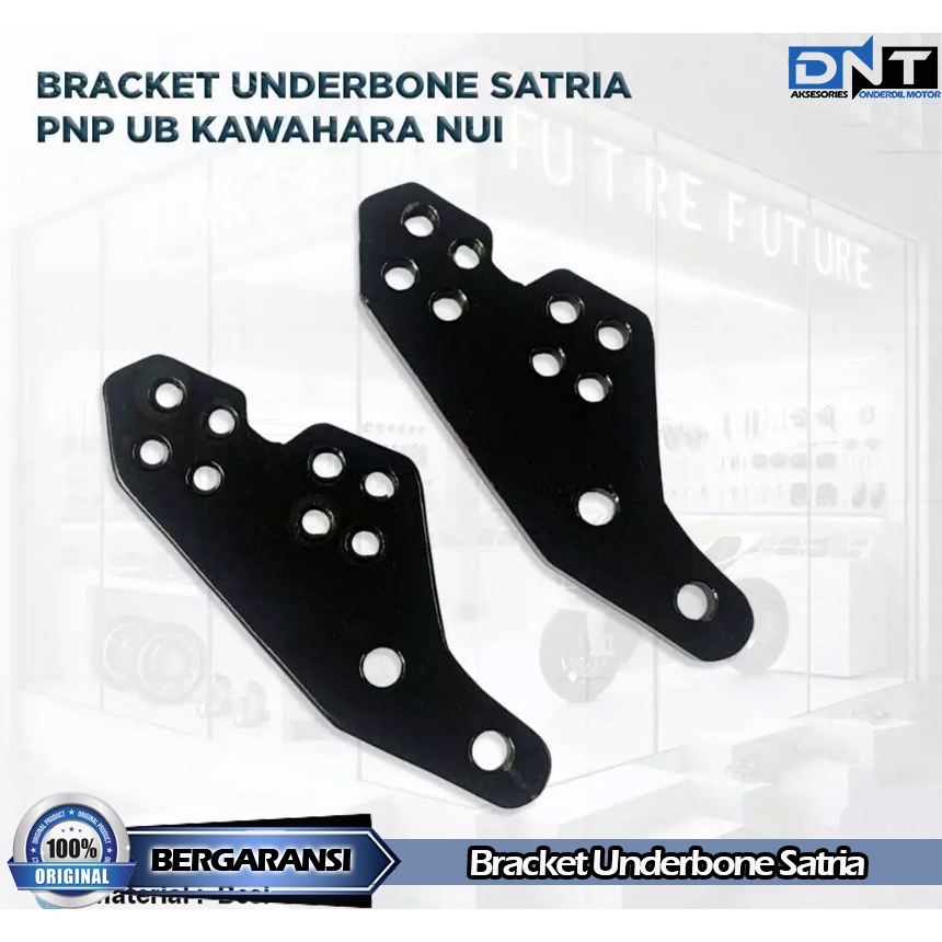 Breket Underbone Satria Kawahara Racing PNP Satria FU FI Bracket Adaptor Footstep Satria FuFi - 8mm