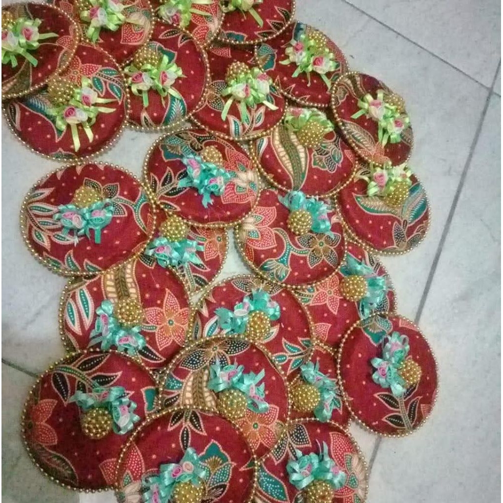 bouqet flanel,tutup gelas hias,ganci,seserahan