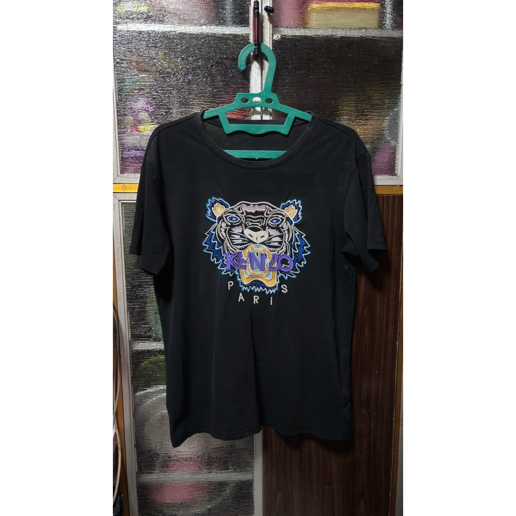 Kenzo Tshirt Logo Bordir