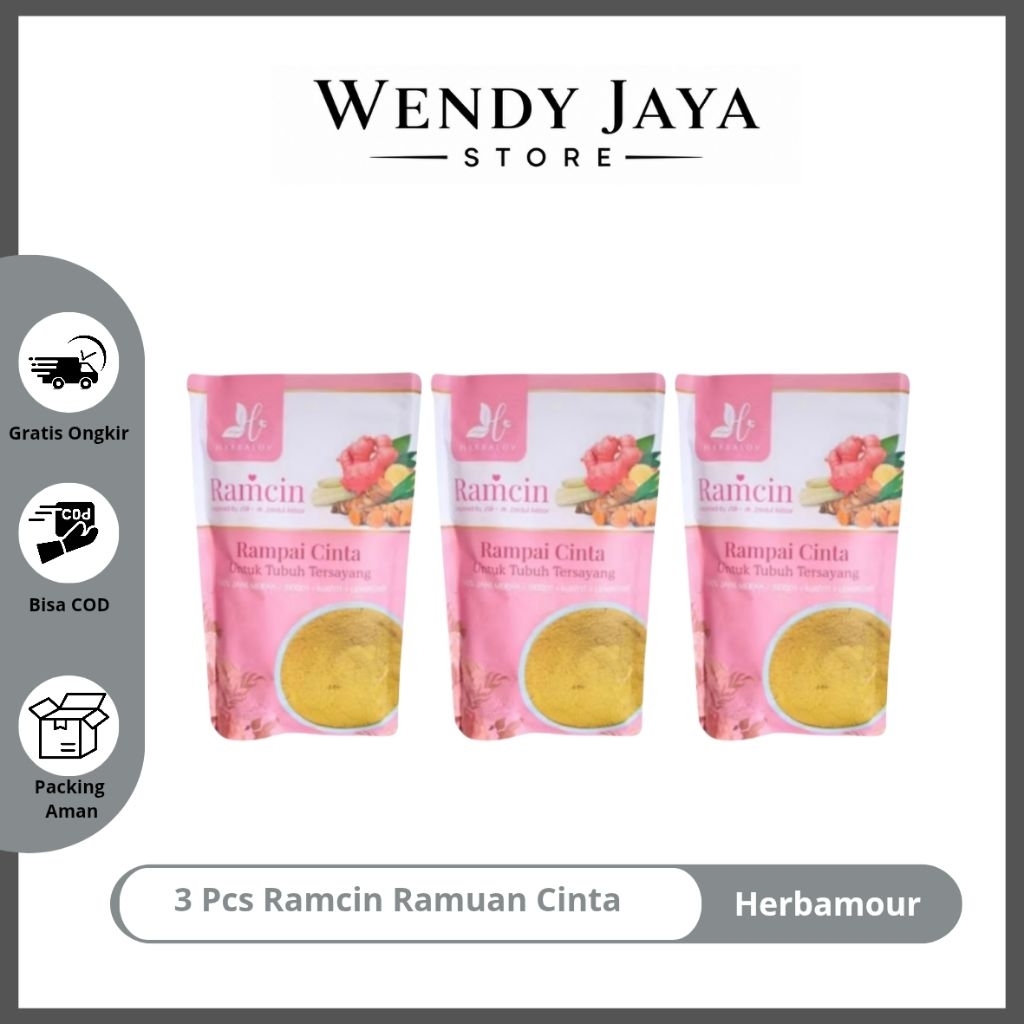 3 PCS HERBAMOUR Ramcin Ramuan Cinta