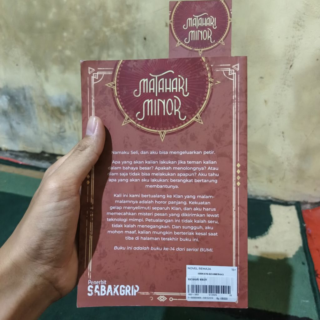 preloved novel series bumi: matahari minor