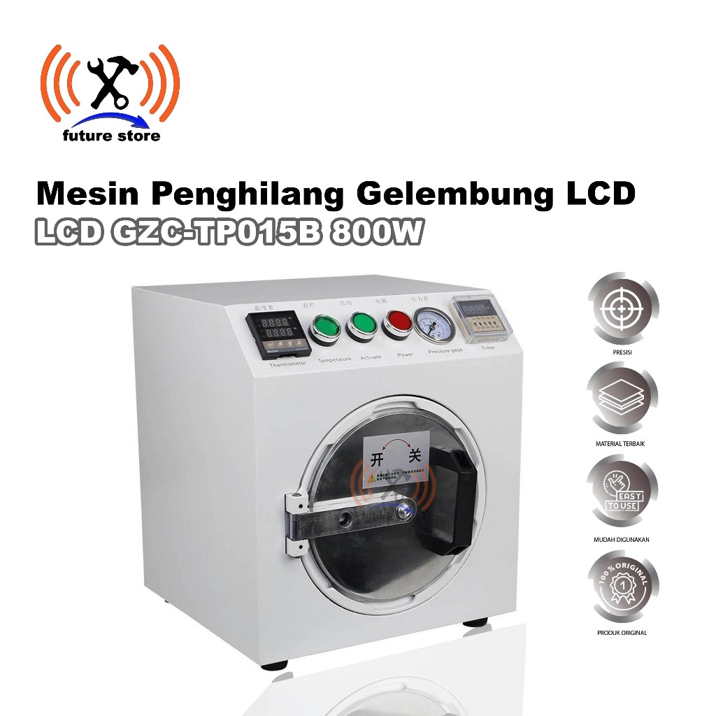 Mesin Penghilang Gelembung LCD GZC-TP015B 800W Autoclave Bubble Remover LCD OLED - Mesin Penghilang 