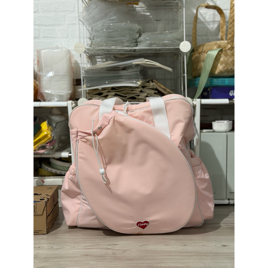 Preloved Tas Padel Flashy Pink