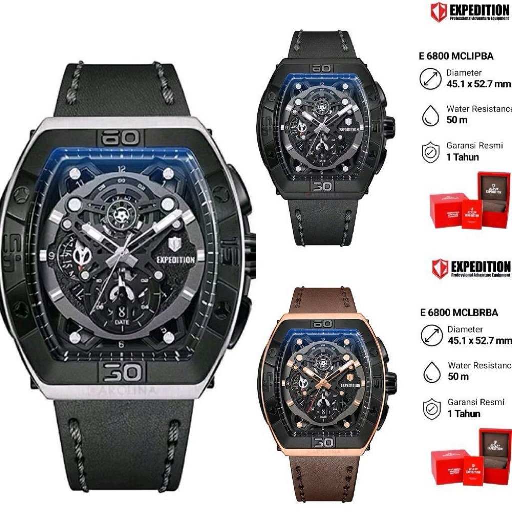 E6800 E6782 Jam Tangan Pria Expedition 6782 6800