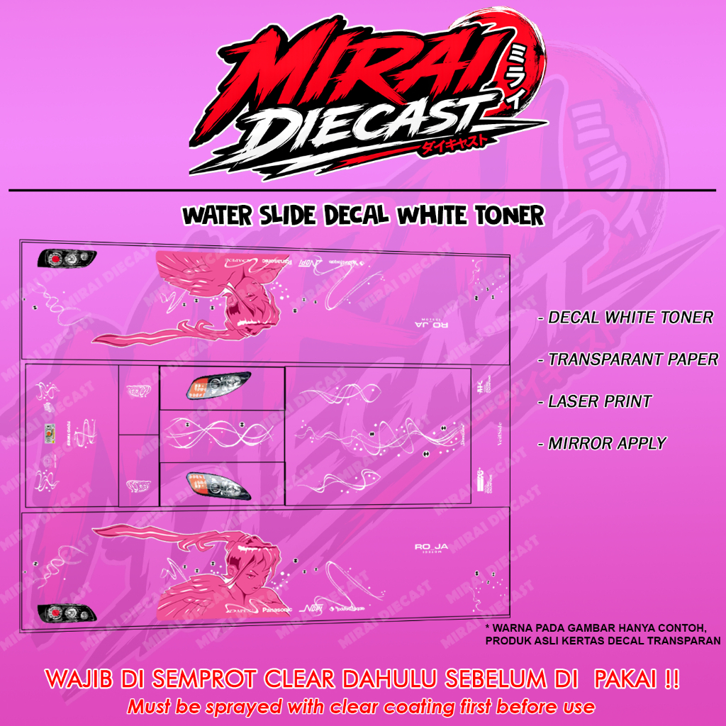 Decal Hot wheels fast furious Honda S2000 suki