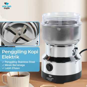 One Two Cups Nima Alat Penggiling Kopi Elektrik Blender Bumbu Dapur Kering Penggiling Kopi - NM-8300