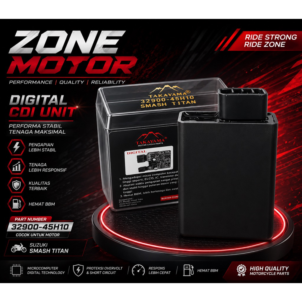 Takayama CDI Digital tipe motor SMASH TITAN