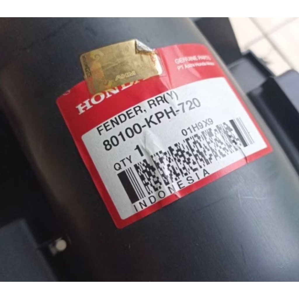 80100 KPH 720 SPAKBOR SLEBOR BELAKANG KARISMA X125 CAKRAM ORIGINAL AHM