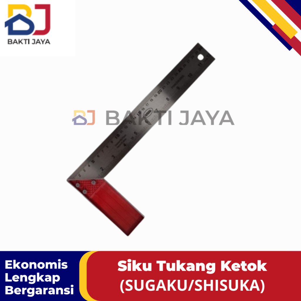 Siku Tukang Besi / Penggaris Siku Tukang / Penggaris Siku Ketok