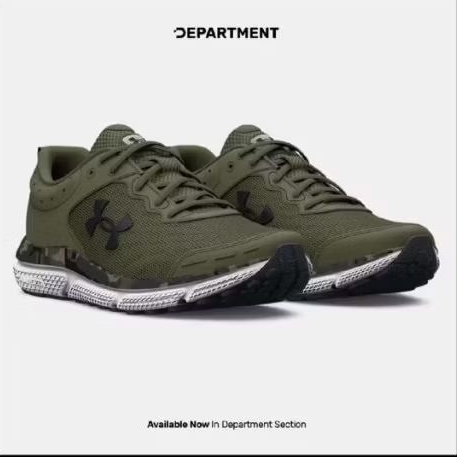 Sepatu lari Under Armour running shoes pria camo