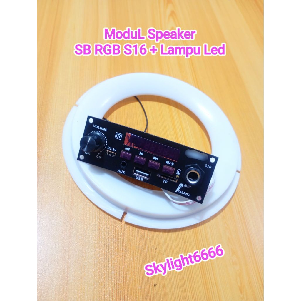 ModuL Speaker SB RGB S16 + Lampu LED Returan (A+)