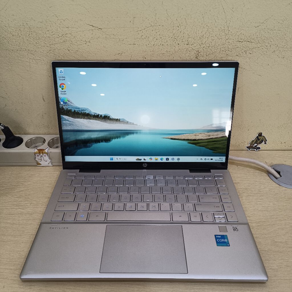 HP pavilion X360 (2022) Intel core i3 1125G4 Ram 8/512 SSD (24G6P)