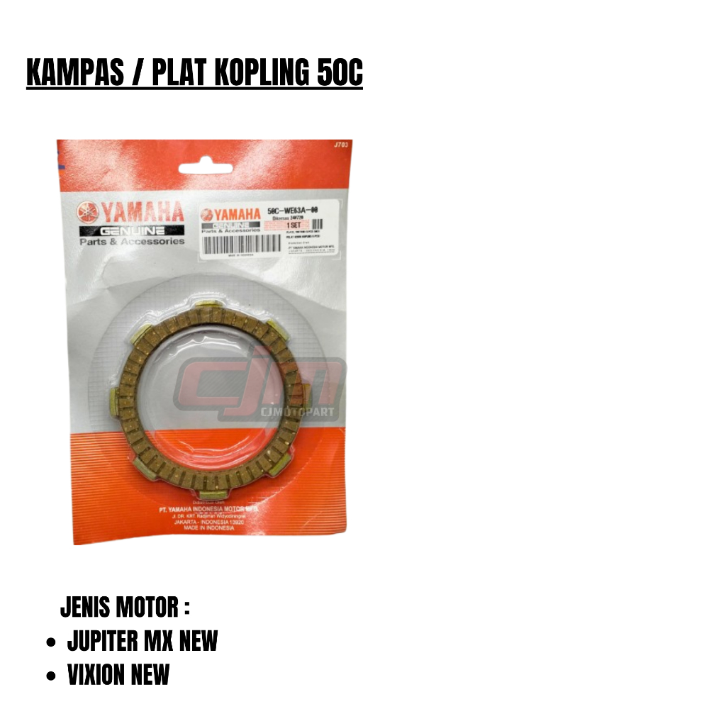 PLAT KAMPAS KOPLING JUPITER MX 50C BERKUALITAS ORIGINAL