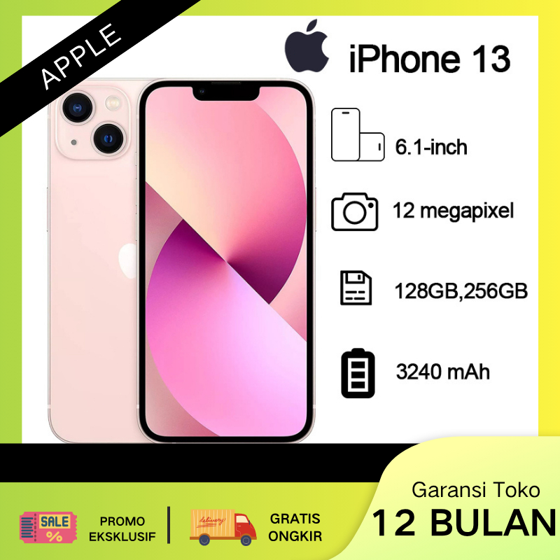 IPHONE 13 INTER 256GB 128GB WIFI ONLY FULLSET MULUS SECOND BERGARANSI TERPERCAYA