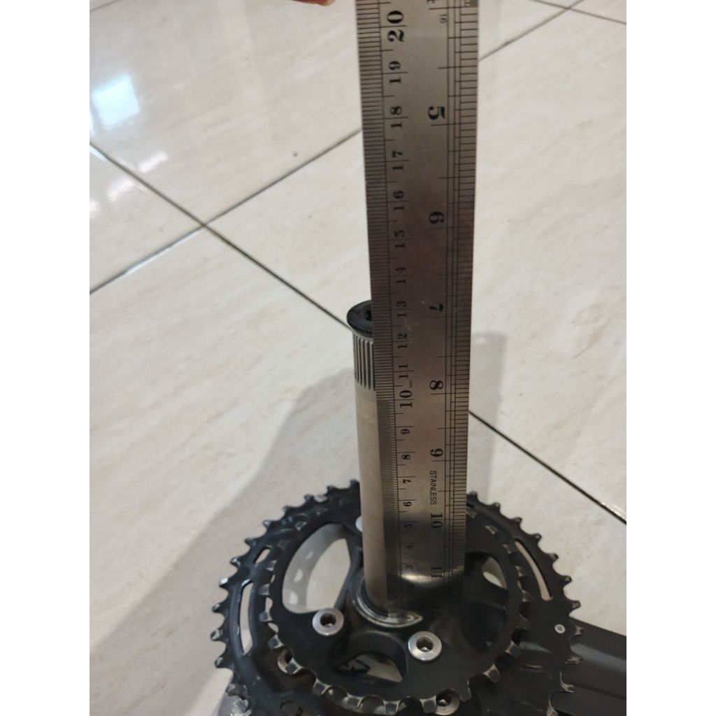 Crank set deore 4100