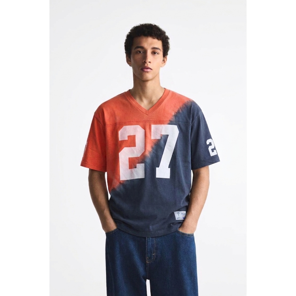 Kaos Oversize Tiedye Oren & Hitam 27 Mc.f supply co