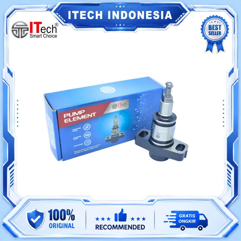 Plunger Mitsubishi Canter PS125 090150-7653 Asli ITech - Injection Pump Plunyer Bospom Colt Diesel 7
