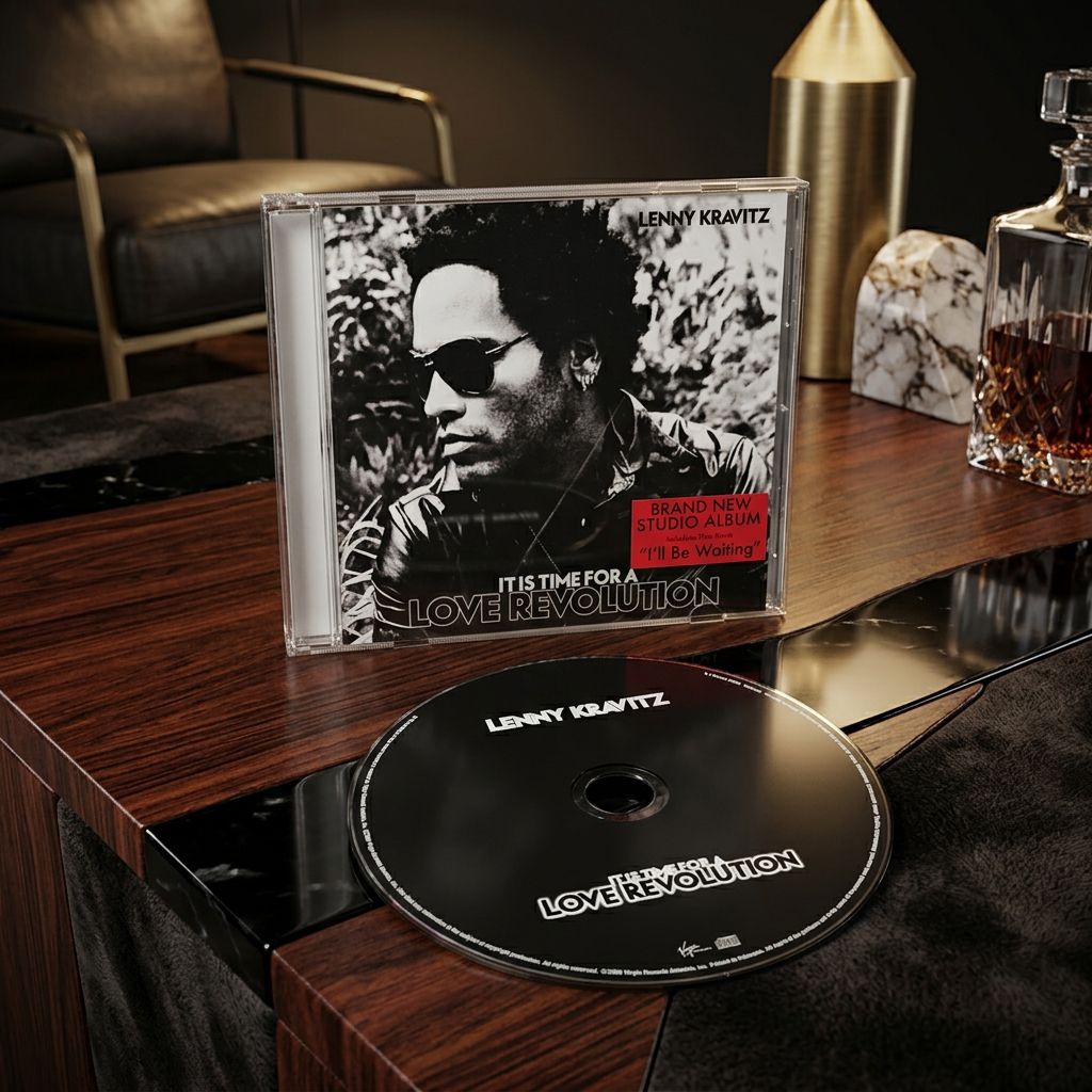 Cd Lenny Kravitz - It Is Time For A Love Revolution Made In Indonesia