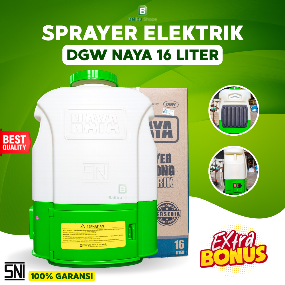 Sprayer DGW Elektrik 16 Liter Original Tengki Semprot Elektrik