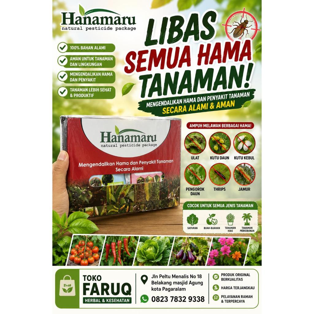 HANAMARU Pestisida Mengusir Hama Penyakit Tanaman Trichoderma Verina Copper