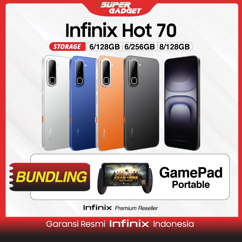 Infinix Hot 70 6/128 6/256 8/128 GB Smartphone HP Android